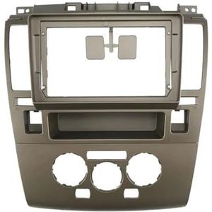 Voor N&issan Voor TIIDA 2006 2007 2008 2009 2010 2011 9INCH Autoradio Fascias MP5 Stereo Speler 2Din Hoofdeenheid Paneel Frame Auto Fascia Radio Paneel(Gray)