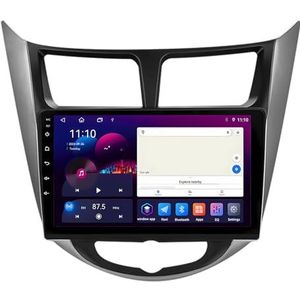 Android 14 GPS Navigation Stereo voor Hyundai iX35 2009-2015 9 Inch 2 Din Car Stereo Radio met CarPlay AHD Omgekeerd beeld Bedieningselementen op het stuur Bluetooth(A,S1 1G+32G)
