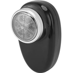 Baardtrimmachine, Draadloze Draagbare Draadloze Baardtrimmer Nat Droog USB-opladen Digitaal Display voor op Reis (BLACK)