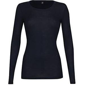 DILLING Shirt Van Merinowol Voor Dames Donkernavy 36