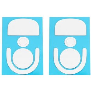 OTOTEC 2 STKS Witte Muis Skates Voeten Compatibel met Logi-tech G PRO X 2 Superlight Draadloze Gaming Muis Afgeronde Gebogen Randen Professionele Muis Glider Voeten Vervanging Kit