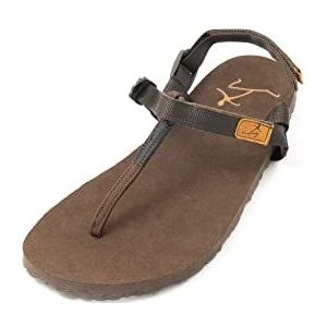 Pies Sucios Terra sandalen, Ss23 10mm Bruin, 37 EU Breed