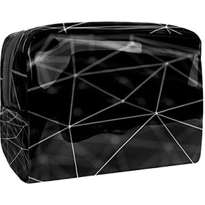 Waterdichte cosmetische tassen, geometrische reizen cosmetische tassen, multifunctionele draagbare make-up tassen, reizen cosmetische tas organizer voor vrouwen