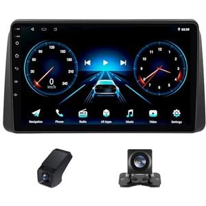Carplay autoradio 2 Din geldt voor Chrysler Grand Voyager 5 2011-2015 met Android Auto Bluetooth 9 inch touchscreen autoradio met FM-radio/GPS stuurwielbediening + achteruitrijcamera(X1)