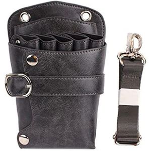 Professionele schaarpakken, Opbergtas for kappersgereedschap van PU-leer in meerdere kleuren for meerdere gereedschappen(C)