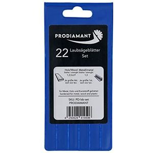PRODIAMANT Figuurzaagblad, 12 stuks, 130 mm, Made in Germany (hout, set)
