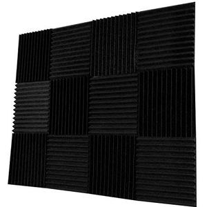 Dapuly akoestisch schuim, 30 x 30 cm, 12 stuks