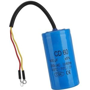CD60 Bedrijfscondensator 600uF Startcondensator Bedrijfscondensatoren met draadkabel AC 250V