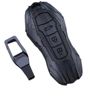 Autosleutel beschermhoes Bescherming Shell Van Autosleutel Beeldverhaal Slimme Verre Zeer Belangrijke Dekking Autotoebehoren Voor Porsche Voor Cayenne Voor Panamera 911(Black Style A)