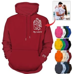 Busparst Aangepaste hoodies ontwerpen uw eigen gepersonaliseerde hoodies met foto aangepast sweatshirt met capuchon voor man vrouwen team, Portret, S-6XL