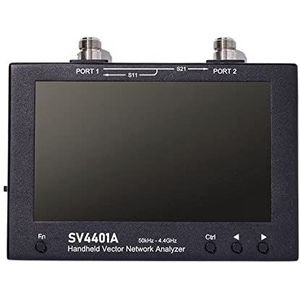 Spectrumanalysator, 7 inch 50 KHz-4.4 GHz SV4401A Touch LCD NanoVNA VNA Vector Netwerk Antenne Analyzer UHF HF VHF SWR 100db Dynamische Upgrade Versie
