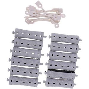 12x Haar Krultang Klemmen Kapper Perm Staven Haar Styling DIY Tool 7 X 2 cm