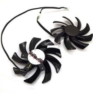 2 stuks FD7010H12S 85mm VGA-ventilator voor Sapphire HD6850 HD6970 HD7870 2G HD7950 HD7970 grafische kaart koelventilator 4-pins