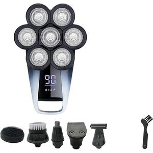 Elektrisch scheerapparaat， 6-in-1 scheerapparaat, 7-bladige verzorgingsset, elektrisch scheerapparaat for mannen, haartrimmer, baard