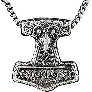 Geschenken voor mannen Mannen Tribal Keltische Noorse Thor's Hammer Mjolnir God hanger ketting