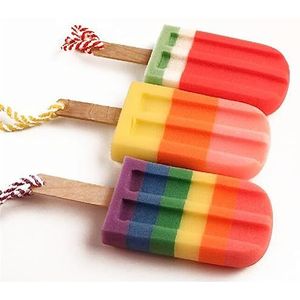 3 stuks ijs-spons-badhanddoek, badspons voor kinderen