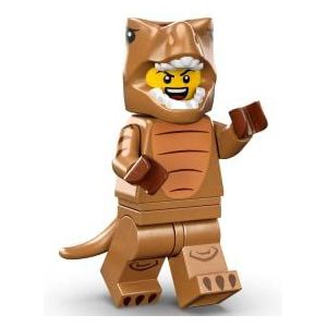 LEGO Verzamelbare Minifiguren Serie 24 - T-Rex Kostuum Fan 71037