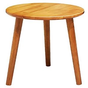 Prachtige massief houten salontafel, Home Rubber Wood kleine ronde tafel, slaapkamer/vrijetijdstafel/onderhandelingstafel, balkon afternoon tea tafel/koffietafel (Kleur: A, Maat: 60X62CM)