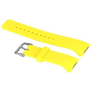LUGEMA Siliconen Horlogeband Compatibel Met Samsung Galaxy Gear S2 R720 R730 Band Band Sport Horloge Vervanging Armband 14 Kleuren Compatibel Met Keuze (Size : Yellow)