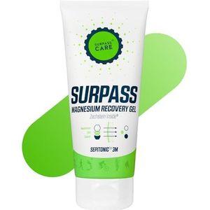 SURPASS Magnesium Recovery Gel 200ml - Zechstein Magnesium Versterkt Met Sepitonic 3M - Rusteloze Benen, Spierkrampen, Gewrichtsverlichting en Slaap - Effectieve Regeneratie na Inspanning
