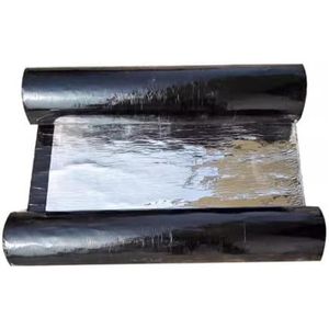 Asfaltbitumen kleefband, Zelfklevende asfalt aluminiumfolie waterdichte tape zilver diverse maten(Silver-2mm,1x10M)