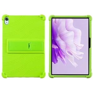 Slanke tablethoes geschikt for Huawei MatePad 11.5"" S (2024) Case TGR-W09 Zachte siliconen schokbestendige hoes met standaard(Green)