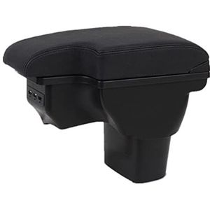 Auto Armsteun Opbergdoos Voor N&issan Voor Juke Voor Infiniti ESQ Koolstofvezel Armsteun Doos Auto Armsteun Accessoires Opbergdoos Onderdelen USB 2010-2019 Armsteun Opbergdoos(B2)