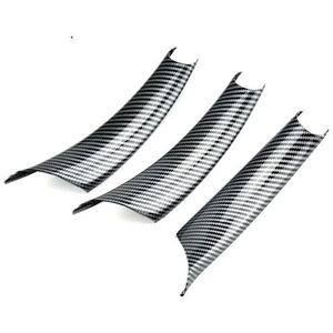 Modificatie accessoires Zwarte Set Van 3 Stuks Voor De Binnendeurgrepen Van De Auto Links En Rechts Gestuurd Voor B&MW X5 E70 X6 E71 E72 2007-2014(LHD Black-a)
