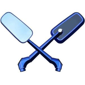 Motorfiets Achteruitkijkspiegel Zijspiegels Voor Yamaha FZ-1 FZ-6 FZ-09 FZ-8 XSR 700 XSR 900 YZF-R125 Tracer 900(BLAUW)
