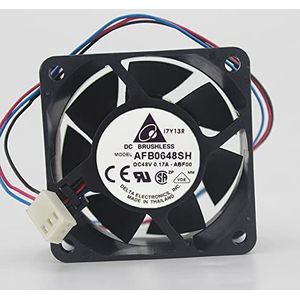 AFB0648SH 6025 DC48V 0.17A 60 * 60 * 25MM 3-wire Switch Cooling Fan
