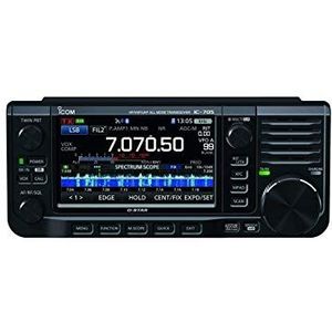 ICOM IC-705 transceiver 0/30-50/144/430 MHz 10 W DSTAR zwart voor radio-liefhebbers en professionals