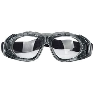 Voetbalbril, Verstelbare Hoofdband, HD Ergonomische Afneembare Sportbril voor Buiten Fietsen en Wandelen (Grijs)