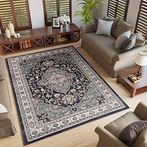 Tapiso Colorado Vloerkleed Antraciet Grijs Perzisch Woonkamer Slaapkamer Oosters Rug Karpetten Tapijt Maat - 200 x 300 cm