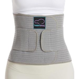 HEERTEEAJ Postpartale buikriem, verstelbare buikriem, lenden- en bekkenriem ter ondersteuning van de buik en rugpijn