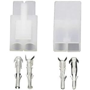 PCB-schroefklemmenblokconnector, 100 sets 2-pins/weg L6.2-2P connectorplug, mannelijk en vrouwelijk, luchtdockconnector, 6,2 mm spoed, elektrische connector(Without Wing)