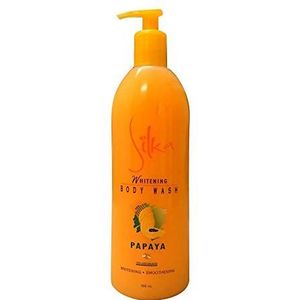 Silka - Skin Lightening Body Wash - Papaja - 500 ml