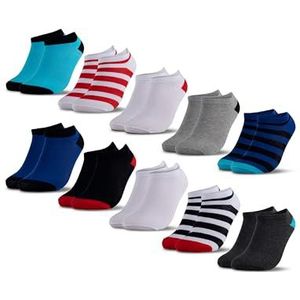 Occulto Sokken 'Mikl'  navy / azuur / grijs gemêleerd / zwart / wit