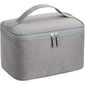 Make-upzak Grote Capaciteit Kosmetische Zak Reizen Handige Toilet Opslag Outdoor Waterdichte Vrouwen Make-up, Grijs, Eén maat