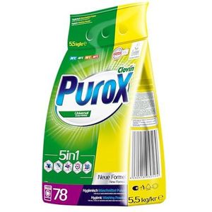 PUROX UNIWERSAL (78 WL) waspoeder in foliezak wasmiddel 5,5 kg