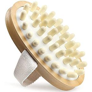 Hand-Held Houten Body Borstel Cellulite Reductie Draagbare Verlichten Gespannen Spieren Hout Hoofd Hoofdhuid Massage Tool Unisex 1Pcs