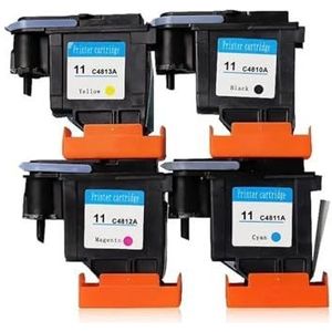 Vervangende printkop compatibel met printkop for D-esignjet 70 100 110 500 510 500PS C4810A C4811A C4812A C4813A(One set(4 colours))