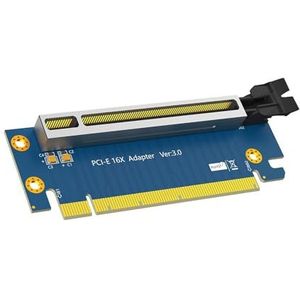 YUGSHNKFC PCIE 16X 90 Graad Omgekeerde Uitbreidingskaart Adapter Met Beschermde Geval Snelle Snelheid Voor Desktopverbinding