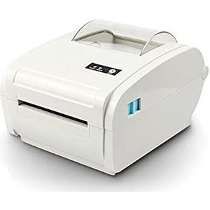 Etiketprinters 110 mm Thermische label Printer USB Bluetooth Barcode Sticker Printer Verzending Express Label Printer for logistiek (Color : Usb white)