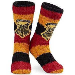 Harry Potter-sokken voor dames met zachte fleece en ABS antislip noppen (Veelkleurig)