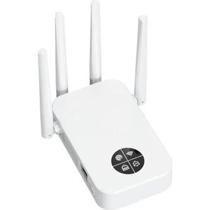 Smart Screen 4 Antenne Wi-Fi Amplificador 5.8G 2.4G Repeater Extender For Thuisrouter Eenvoudig Brede Compatibiliteit