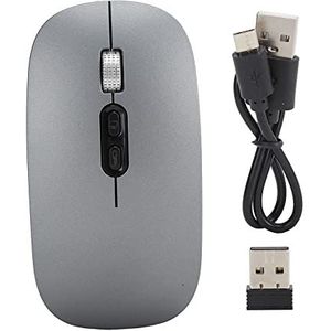 Oplaadbare muis, duurzame en comfortabele draagbare muis Ergonomisch ontwerp Ontwerp met drie snelheden voor DPI-aanpassing voor thuis en op kantoor