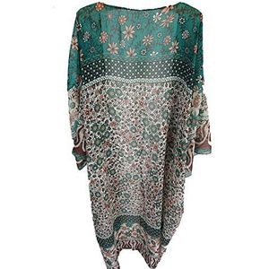 Ulalaza Dames Badpak Cover Up voor Strandbadkleding Gehaakte Jurk, Zs228, one size