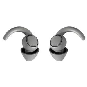 Zachte siliconen slapen oordopjes geluidsisolatie oorbescherming oordopjes anti-ruis pluggen voor reizen siliconen ruisonderdrukking (02 grijs)