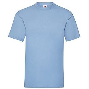 Fruit of the Loom Valueweight T-shirt S M L XL XXL XXXL, Pastel Blauw, XXL