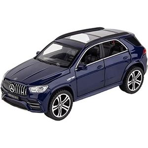 Miniatuur auto Voor Mercedes-Benz GLE63S Geluid En Licht Trek Legering Model Auto Kinderen Speelgoed 1:32 (Color : 4)